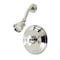 Kingston Brass KB3636PXSO Pressure Balanced Shower Faucet, Polished Nickel KB3636PXSO - alternate 1